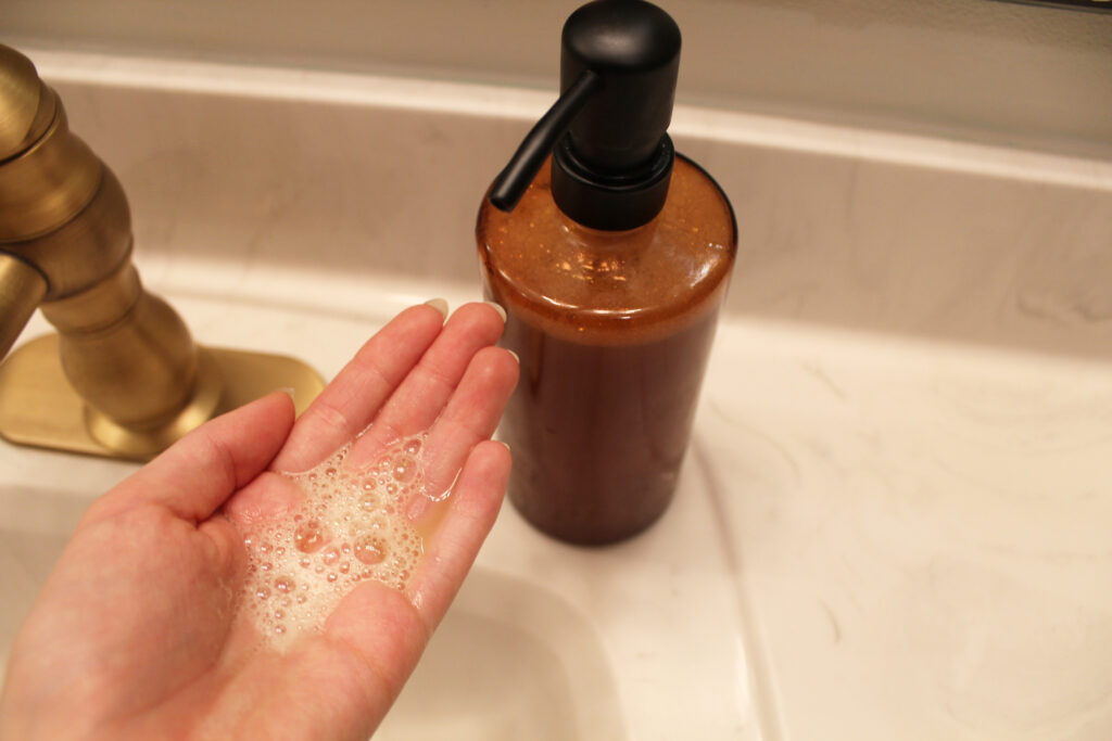 Homemade facewash cleanser