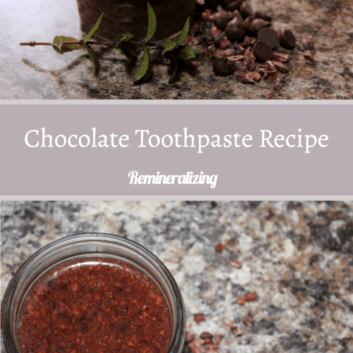 Re-mineralizing Chocolate Toothpaste Recipe