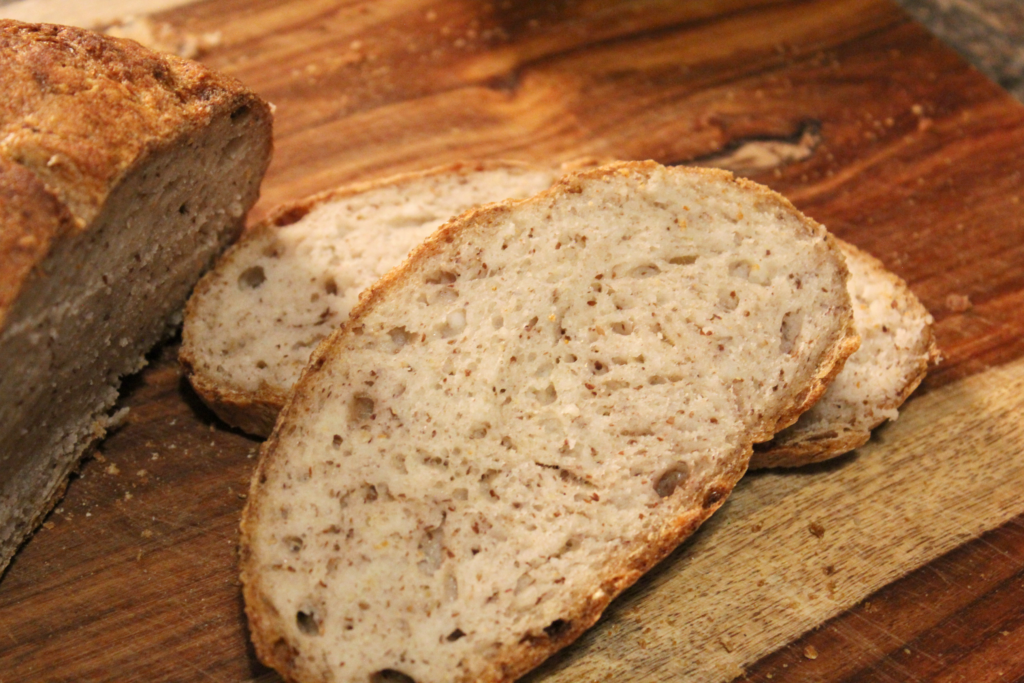 Gluten free sourdough slices